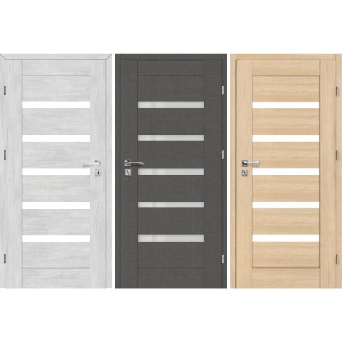 Drzwi Wewnętrzne Etna Ramowe Przylgowe Modele Kolory Ościeżnica opcja Zestaw