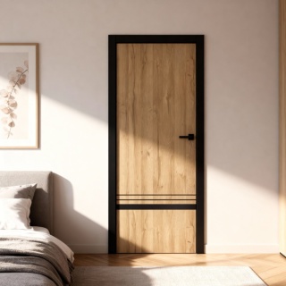 Drzwi Wewnętrzne Intarsja LUX 218 Erkado Pełne