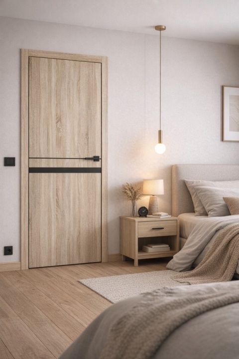 Drzwi Wewnętrzne Intarsja LUX 219 Erkado Pełne