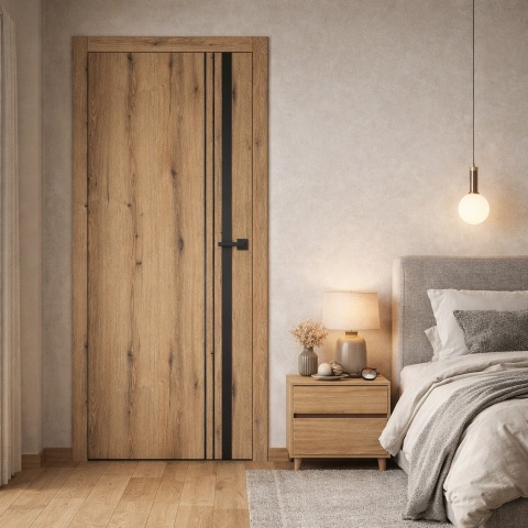 Drzwi Wewnętrzne Intarsja LUX 221 Erkado Pełne