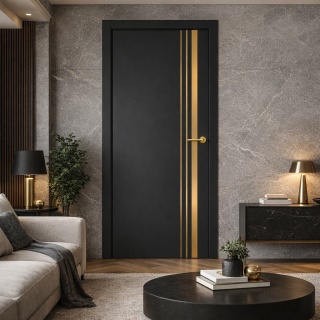 Drzwi Wewnętrzne Intarsja LUX 421 Erkado Pełne