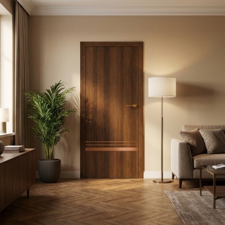 Drzwi Wewnętrzne Intarsja LUX 518 Erkado Pełne