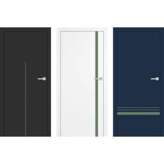 Drzwi Wewnętrzne Intarsja LUX OLIWKA Erkado Pełne