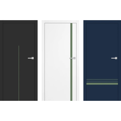 Drzwi Wewnętrzne Intarsja LUX OLIWKA Erkado Pełne