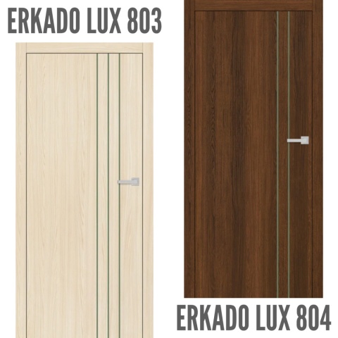 Drzwi Wewnętrzne Intarsja LUX OLIWKA Erkado Pełne