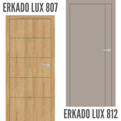 Drzwi Wewnętrzne Intarsja LUX OLIWKA Erkado Pełne
