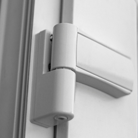 Drzwi Zewnętrzne PCV Pełne Panel 900X2050 Techniczne Białe