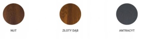 Drzwi zewnętrzne Arkus 68mm Antracyt Inox