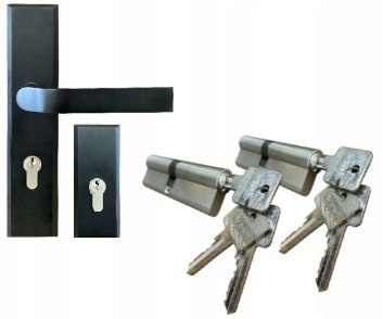 Drzwi zewnętrzne Arkus 68mm Antracyt Inox