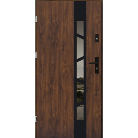 Drzwi zewnętrzne Arkus 68mm Orzech Black