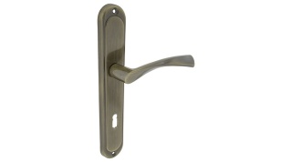 Klamka DAJANA 72 klucz patyna Długi szyld