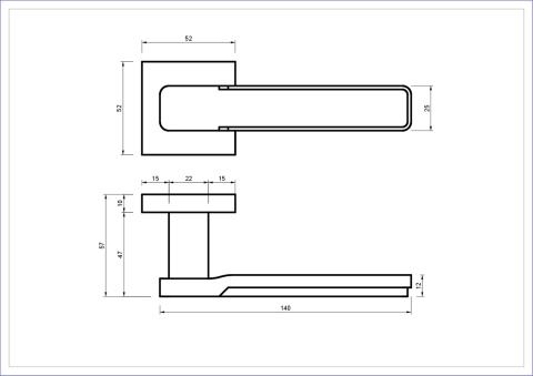 Klamka SENSO rozeta okrągła mosiądz satyna BLITZ masywna