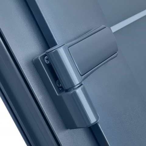 Drzwi Zewnętrzne PCV Pełne Panel 1000X2050 Techniczne Antracyt