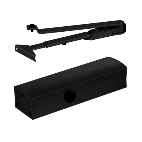 Samozamykacz GEZE-1500 + ramię z blokadą 90kg czarny