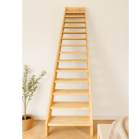 Schody MP MAX Ażurowe Tralka Srebrny 22x22 Poziom Proste Sosnowe Balustrada