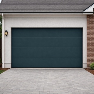 Brama 2500 x 2125 IsoMatic Garażowa Segmentowa Hormann z napędem Antracyt Planar CH7016 "L"