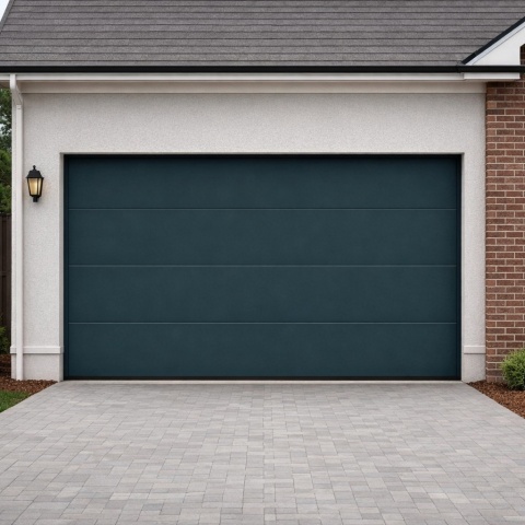 brama garażowa segmentowa Hormann IsoMatic 2500 x 2125 z napędem Antracyt Planar CH7016 "L" w komplecie z systemem sterowania i automatycznym zamykaniem zapewniająca wysoką jakość i bezpieczeństwo