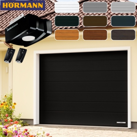 Brama Garażowa 2500 x 2000 Segmentowa Hormann z napędem Renomatic Różne Kolory