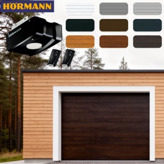 Brama Garażowa 2500 x 2125 Segmentowa Hormann z napędem Renomatic Różne Kolory