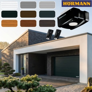 Brama Garażowa 3000 x 2000 Segmentowa Hormann z napędem Renomatic Różne Kolory