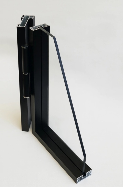 Drzwi Dwuskrzydłowe Industrial 6 pól Loft Aluminium Szyba Przeźroczysta Różne Wymiary