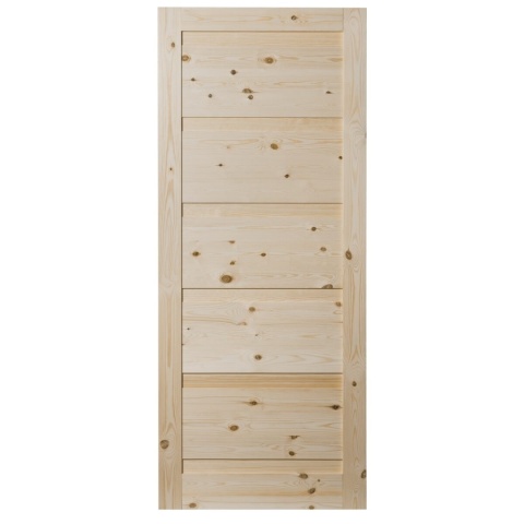Drzwi Przesuwne Sekstet Pełne sosna z systemem przesuwnym LOFT Opcja