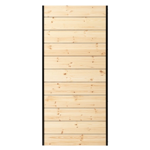 Drzwi Przesuwne Industrial Sosnowe z systemem przesuwnym LOFT Opcja Kornik