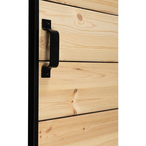 Drzwi Przesuwne Industrial Sosnowe z systemem przesuwnym LOFT Opcja Kornik