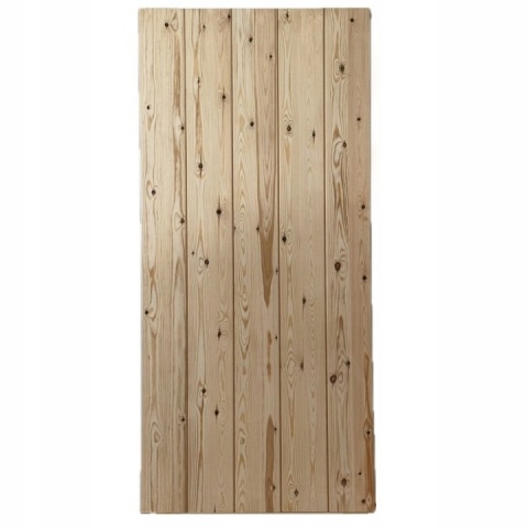 Drzwi Przesuwne Domino Sosnowe z systemem przesuwnym LOFT Opcja Kornik