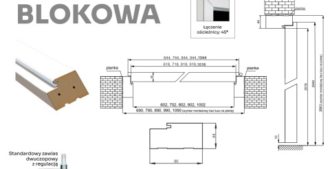 Drzwi Szklane Plato Tafla Szkło Grafitowe Czarne z Ościeżnicą Kolory Okucia Voster Konfiguracja