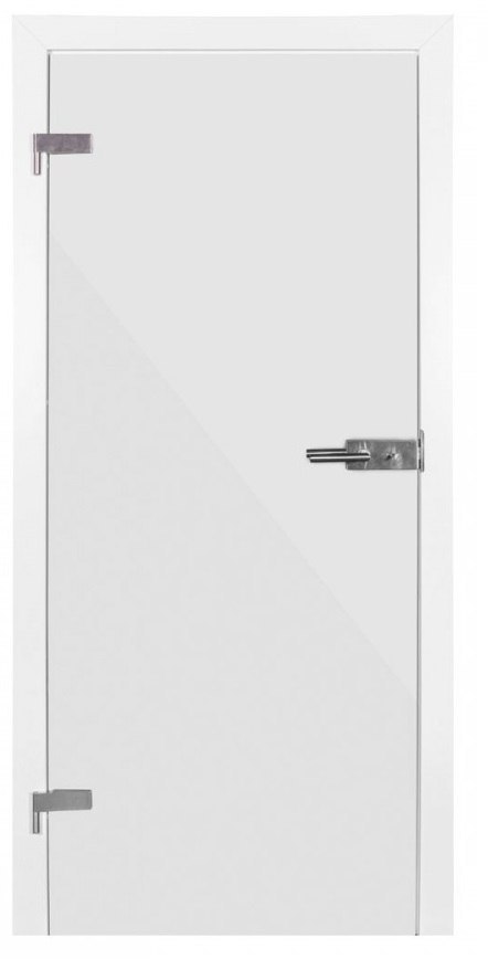 Drzwi Szklane Plato Tafla Szkło Grafitowe Czarne z Ościeżnicą Kolory Okucia Voster Konfiguracja