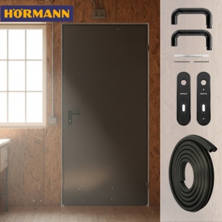 Drzwi Techniczne Brązowe Hormann ZK ISO 70cm 700 x 2000