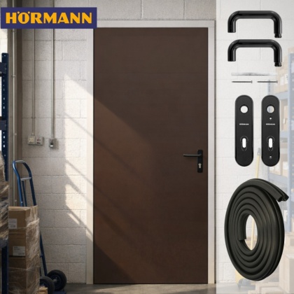 Drzwi Techniczne Brązowe Hormann ZK ISO 90cm 900 x 2000