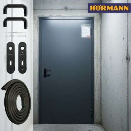 Drzwi Techniczne Hormann ZK ISO Antracyt 70cm 700 x 2000