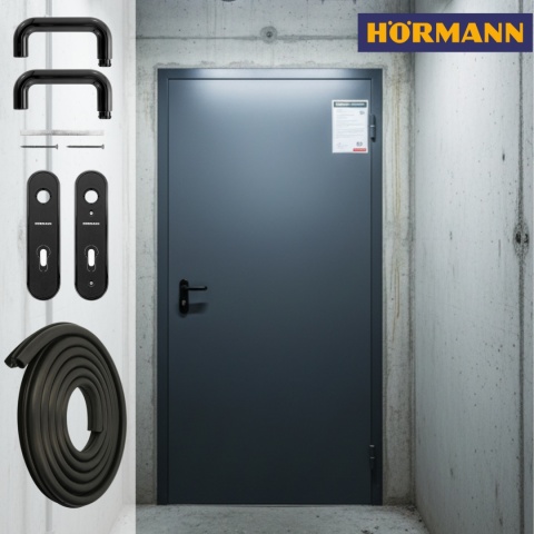 Drzwi Techniczne Hormann ZK ISO Antracyt 70cm 700 x 2000
