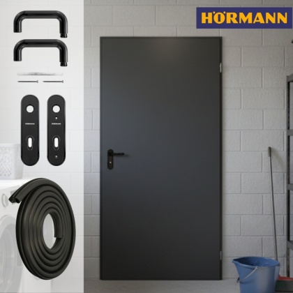 Drzwi Techniczne Hormann ZK ISO Antracyt 80cm 800 x 2000