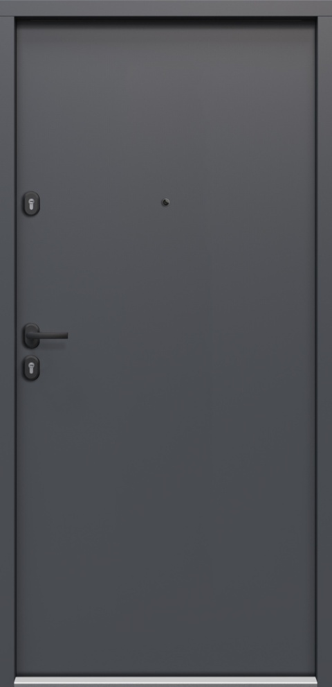 Drzwi Wejściowe GERDA SIMPLY RC2 do mieszkań Antracyt Pełne 60mm OUTLEET
