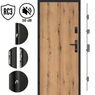 Drzwi Wejściowe do Mieszkań Erkado Forteca RC2 Kolory Modele