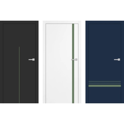 Drzwi Wewnętrzne Intarsja LUX OLIWKA Erkado Pełne