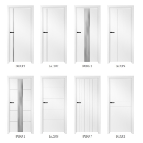 Drzwi Wewnętrzne Lakierowane UV BALDUR Erkado