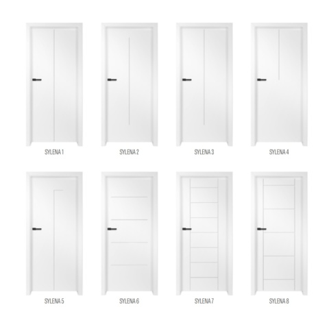 Drzwi Wewnętrzne Lakierowane UV Sylena Erkado Modele
