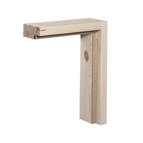 Drzwi drewniane Duo Szpros Pełne z Ościeżnicą Stałą lub Regulowaną Zestaw Pełne