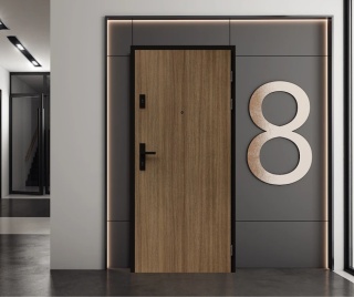 Drzwi wejściowe NEFRYT EI30 RC3 42Db Przeciwpożarowe Dymoszczelne DRE z ościeżnicą hybrydową Antywłamaniowe Kolory Konfiguracja