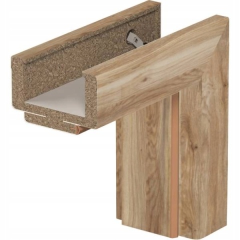 Ościeżnica Regulowana Przylgowa 80 Lewa 18-22 Dąb Catania OD RĘKI