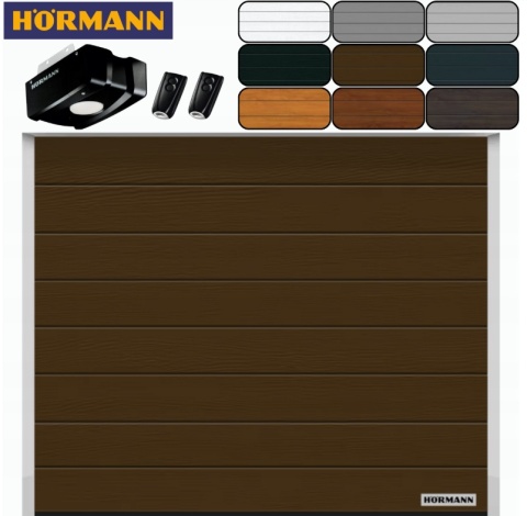 Brama 2500 x 2000 Premium Renomatic Hormann z napędem Segmentowa Różne Kolory