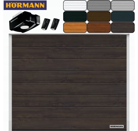 Brama 2500 x 2125 Premium Renomatic Hormann z napędem Segmentowa Różne Kolory