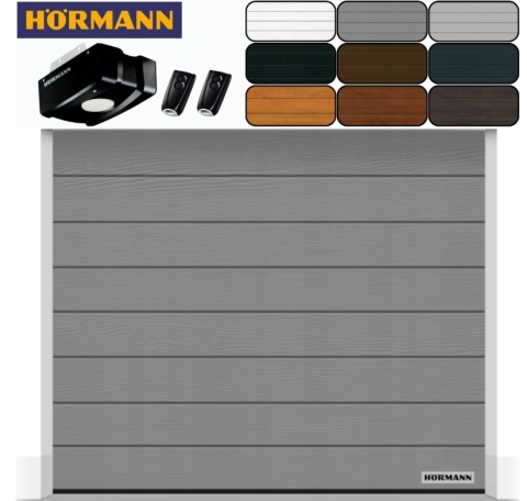 Brama 2500 x 2500 Premium Renomatic Hormann z napędem Segmentowa Różne Kolory