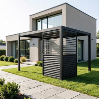 Panel Żaluzjowy Regulowany 113 cm - Pergola tarasowa MIRADOR 3,6m Deluxe i Premium 111 - Antracyt