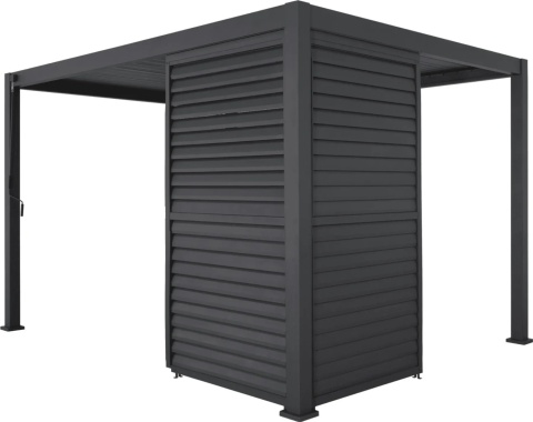 Panel Żaluzjowy Regulowany 113 cm - Pergola tarasowa MIRADOR 3,6m Deluxe i Premium 111 - Antracyt