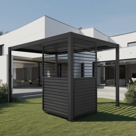 Panel Żaluzjowy Regulowany 93 cm - Pergola tarasowa MIRADOR 3m Deluxe i Premium 111 - Antracyt